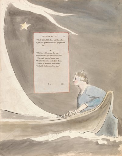 The Poems of Thomas Gray, Design 101, Ode for Music by William Blake